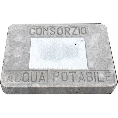 CHIUSINI CONTATORE ACQUA CN SPORTELLO ZINCATO O GHISA
